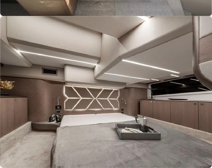 Cabine invités du yacht